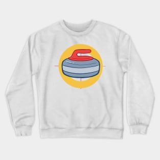 Hurry Hard Curling Rock Crewneck Sweatshirt